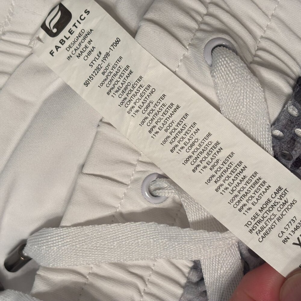 Fabletics New Xl Drawstring Lined Shorts In Pink/… - image 3